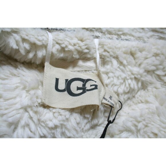 Ugg Portola Reversible Hooded Robe Womens XL Sherpa Lined Warm Cozy NWT *No Belt - Picture 4 of 8